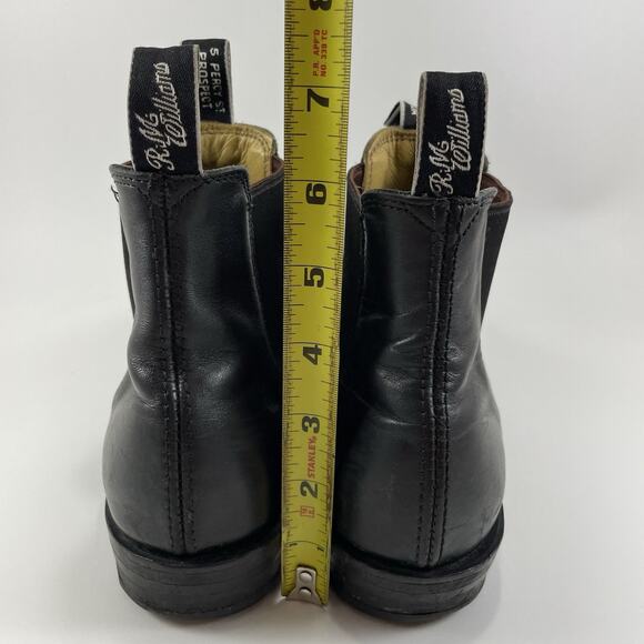 R.M. Williams Craftsman Chelsea Boots Mens Size 8 D UK, US Size 9 Black Leather - Picture 7 of 10